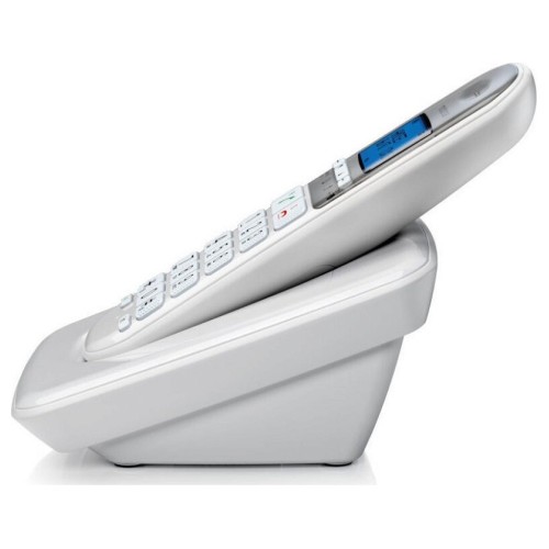 CORDLESS PHONES  S3001 WHITE ΜΕ ΑΝΟΙΧΤΗ ΑΚΡΟΑΣΗ /ΜΕΓΑΛΑ ΠΛΗΚΤΡΑ &ΣΥΜΒΑΤΟ ΜΕ ΑΚΟΥΣΤΙΚΑ ΒΑΡΗΚΟ'Ι'ΑΣ